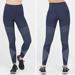 SPANX Look at Me Now Seamless Blue Leggings